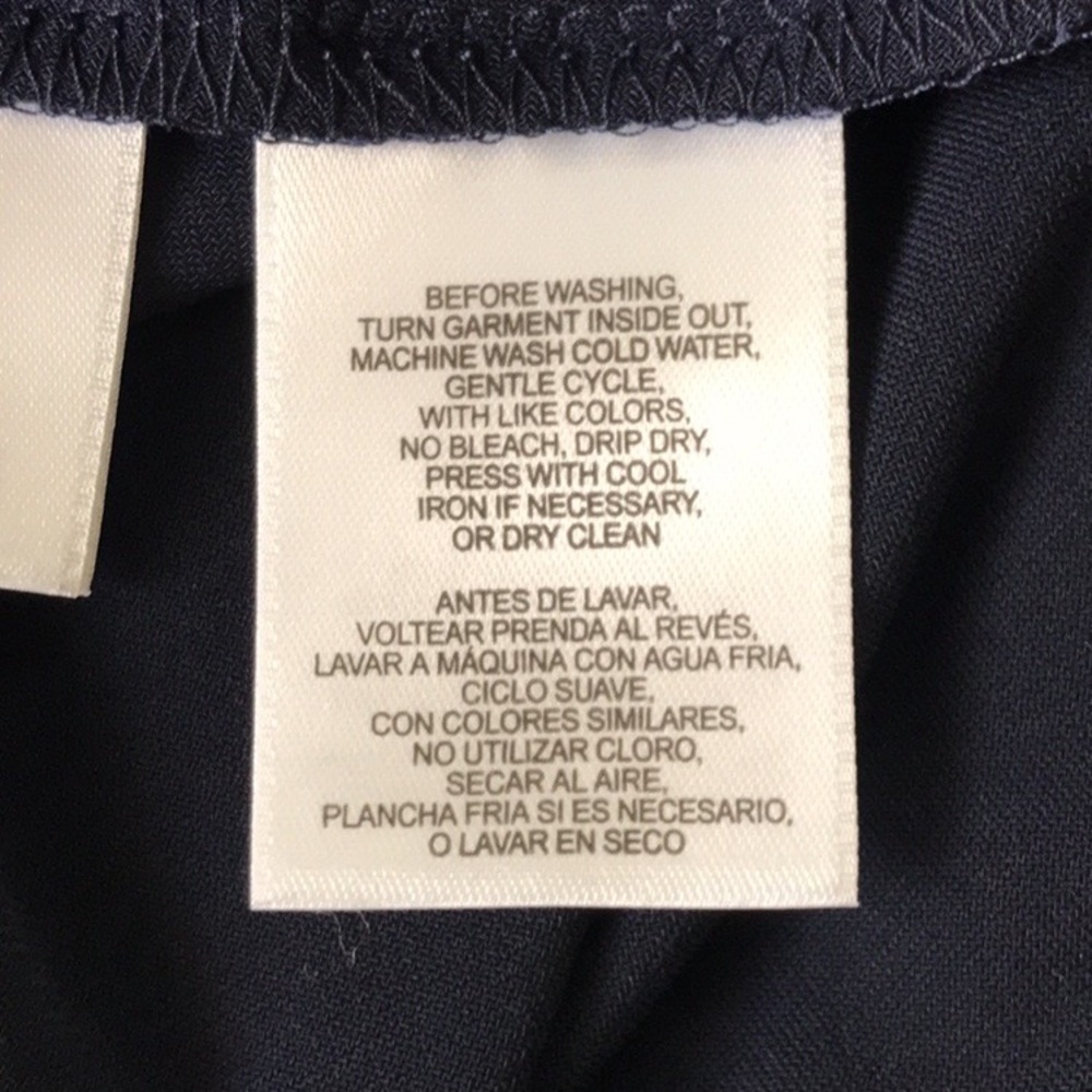 NWT Anne Klein Collared Swing Dress Navy - Picture 16 of 16